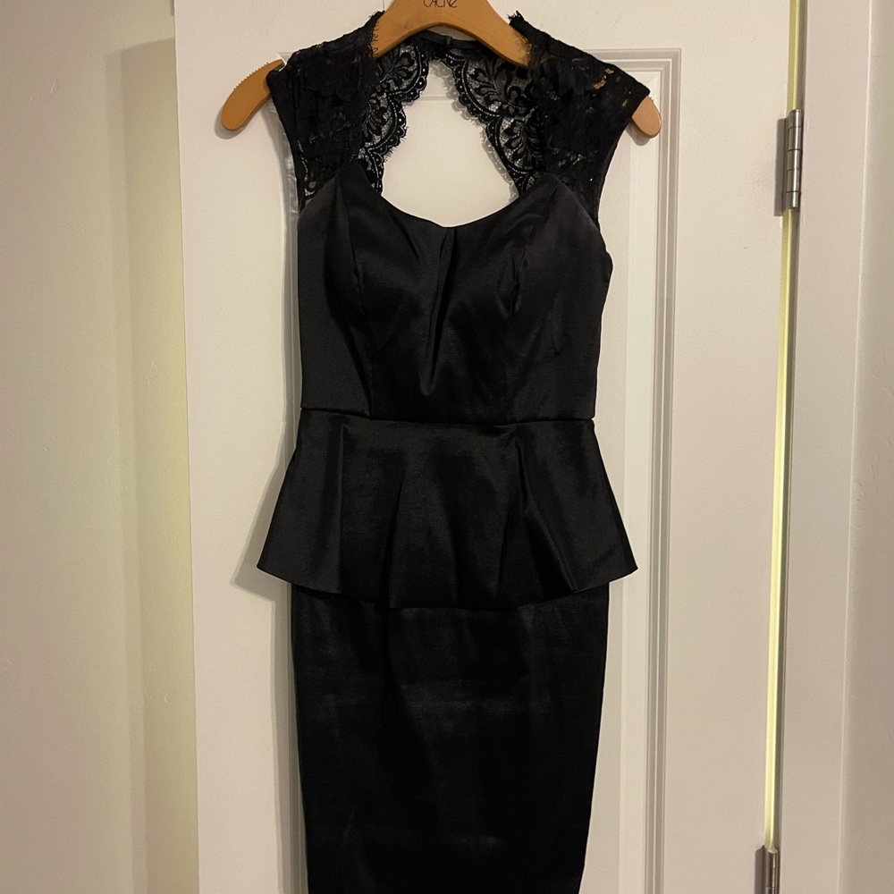 Cache formal black dress.